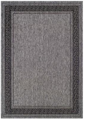 Durų kilimėlis Home4you Dawn Foam Door-7, juoda sp./pilka sp., 90 cm x 60 cm