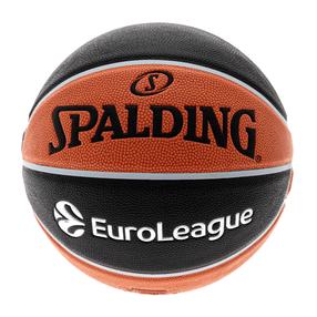 Korvpalli pall Spalding EUROLEAGUE LEGACY TF1000™ 2026, 7 suurus, must v./oranž v.