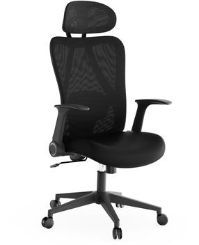 Darbo kėdė SENSE7 Noxo, 69 x 69 x 115 - 124 cm, juoda sp.