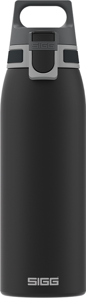 Ūdens pudele Sigg Shield One 8992.80, melna krās., nerūsējošais tērauds, 1 l