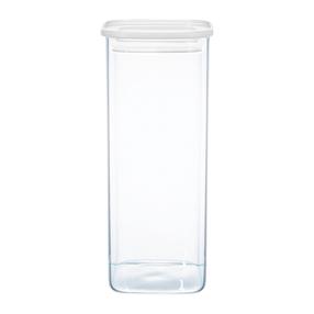 Lielapjoma produktu konteiners Ambition Slim 67583, 1.8 l, caurspīdīga krās./balta krās.