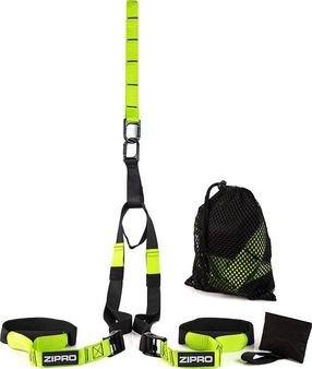 Prekė su pažeista pakuote. Daugiafunkcis treniruočių diržas Zipro Suspension System, 140 - 270 cm, juoda sp.