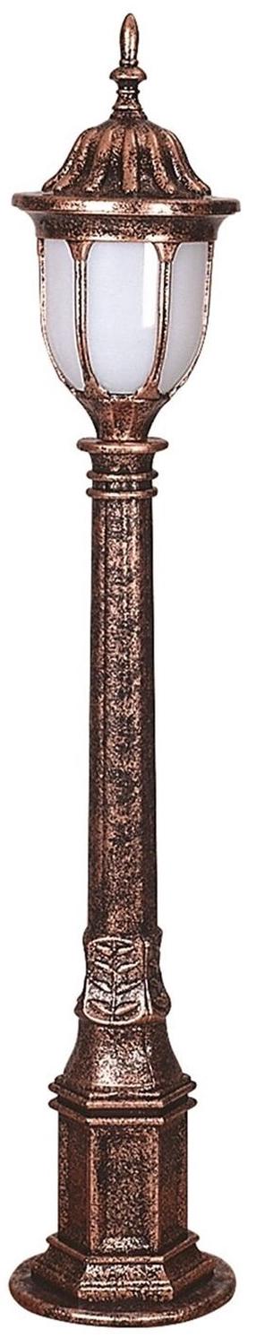 Pastatomas lauko šviestuvas Opviq BSU-68178-BKR-B, 60W, E27, IP65, bronzos sp./ruda sp., 16 cm x 95 cm