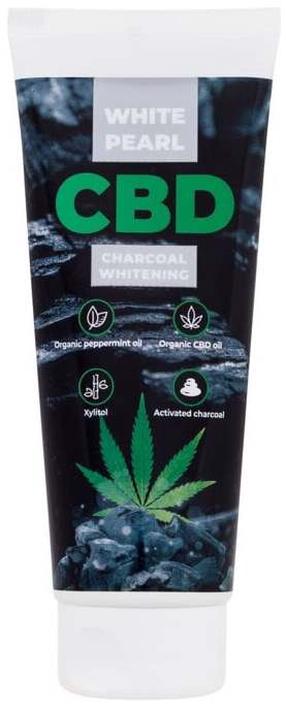 Dantų pasta White Pearl CBD Charcoal, 75 ml