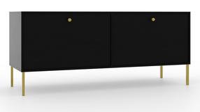 TV staliukas ADRK Tili 2D, juoda sp., 120.6 cm x 40.8 cm x 50 cm