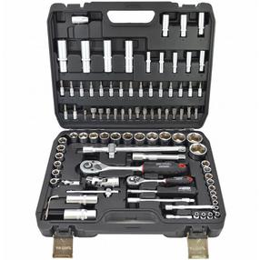 Terkšlinių veržliarakčių ir antgalių rinkinys AWTools AW39094BL, 4 - 24 mm, 1/4", 1/2"