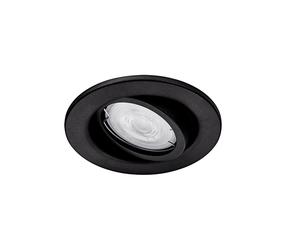 Valgusti süvistatav Philips Fresco, GU10, must v., 4.6 W