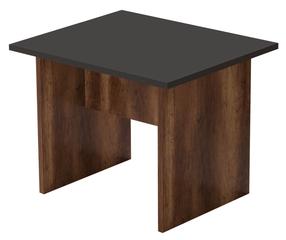 Kavos staliukas Kalune Design Vario B, antracito sp./ruda sp., 60 cm x 50 cm x 46.3 cm