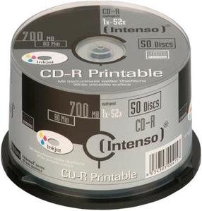 Įrašomas kompaktinis diskas Intenso, 700 MB, 50vnt.