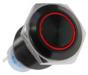 Korpuse detailid, nupp Lamptron LAMP-SW1912L-H, must v.