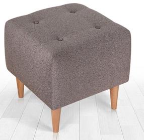 Pufas Hanah Home Tomp 209FLF1226, ruda sp., 43 cm x 43 cm x 43 cm