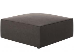 Pufas Micadoni Home Ruby Velvet, tamsiai pilka sp., 93 cm x 93 cm x 40 cm