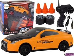  Rc vieglā automašīna Lean Toys Drift Returns II, 1:24, oranža krās.