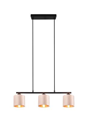 Šviestuvas lubų Trio Julieta, E14, 3 x 40 W, ruda sp./smėlio sp. / juoda sp.