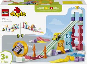 Konstruktor LEGO® DUPLO® Kolm ühes loomingulised rambid sõidukitega 10478, 111 tk