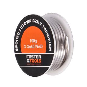 Припой Faster Tools S-Sn60Pb40, 100 г