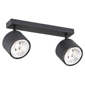 Šviestuvas lubų Argon Clevland 1032, GU10, 2 x 12 W, juoda sp. / juoda sp., 11.5 x 11.5 2vnt