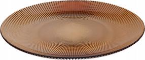 Šķīvis pusdienu Home Styling Collection Amber, Ø 28 cm, oranža krās.