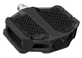 Pedaal Shimano PD-EF205 Flat Alu EPDEF205L, alumiinium/teras, must v., 2 tk
