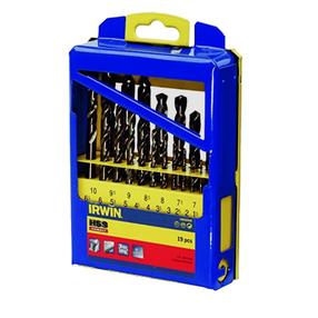 Grąžtų komplektas Irwin 01-2569, metalas, hss-co, tiesus, 1 mm