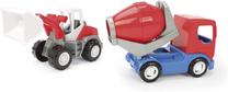  Statybos transporto priemonės Wader Tech Truck Concrete Mixer & Loader 35374, įvairių spalvų