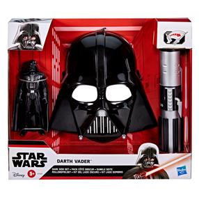 Rinkinys vaidmenų žaidimui, kaukė Hasbro Star Wars Dark Side Darth Vader, juoda sp.