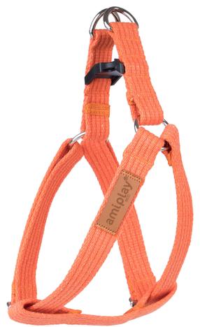 Petnešos šunims Amiplay Cotton, oranžinė sp., 500 - 950 mm x 30 mm, 50-95