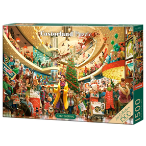 Пазл Castorland Art Crazy Shopping 152179, 47 см x 68 см, 1500 шт., многоцветный