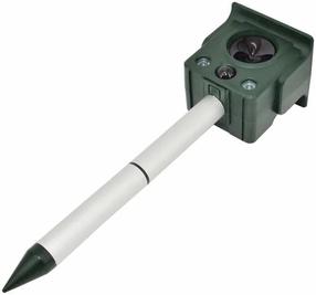 Ультразвуковой отпугиватель грызуны, кроты, животные AWTools AW62017, 0.29 кг, 9 см x 8.8 см, зеленый цв.