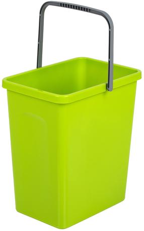 Rūšiavimo šiukšliadėžė Branq, 10 l, žalia sp.