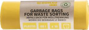 Šiukšlių maišai Donau Eco 22025422-06, 60 l, 10 vnt.