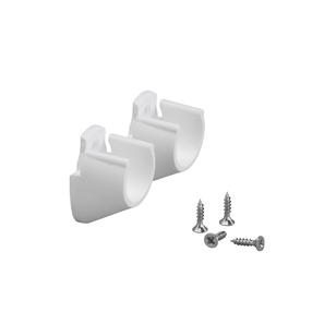 Hoidik Elfa 624510, 2.5 cm x 3.2 cm, valge v., 2 tk