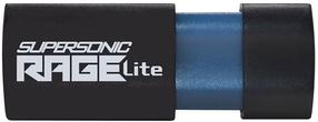 USB atmintinė Patriot Supersonic PenDrive Rage Lite, mėlyna sp./juoda sp., 32 GB
