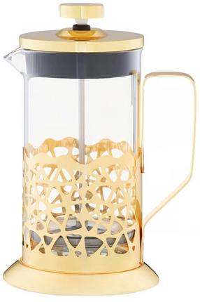 Kafijas kanna French Press Ambition Royal, 0.6 l, zelta krās.