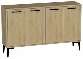 Консольный стол Kalune Design Frezya, sapphire oak цв., 29.6 см x 120 см x 75 см