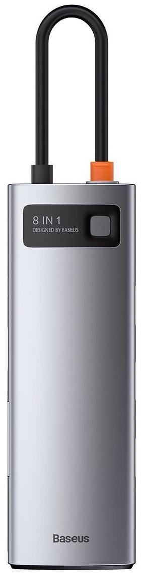 Док-станция Baseus Metal Gleam Series 8-in-1 Multifunctional CAHUB-CV0G