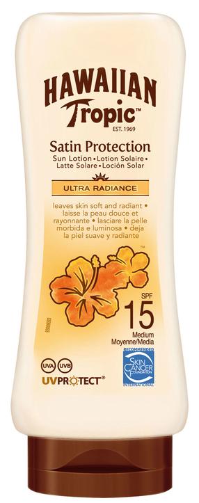 Лосьон для ухода за загаром Hawaiian Tropic Glowing Protection Ultra Radiance SPF15, 180 мл