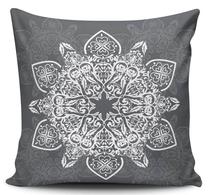 Dekoratyvinė pagalvėlė Mioli Decor, balta sp./pilka sp., 43 cm x 43 cm
