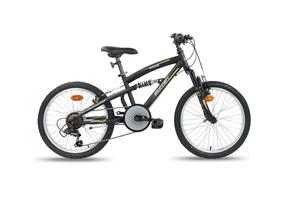Велосипед горный Bottari MTB FS, 20 ″, 20" рама, черный цв./желтый цв.