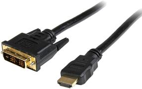 Kabelis StarTech High Speed HDMI HDDVIMM5M HDMI, DVI-D, 5 m, melna krās.