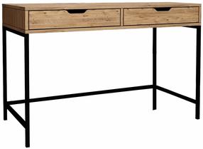 Rakstāmgalds ar atvilktnēm Kalune Design Atlas 1600-61, 55 cm x 120 cm, 77.4 cm, atlantic pine krās.