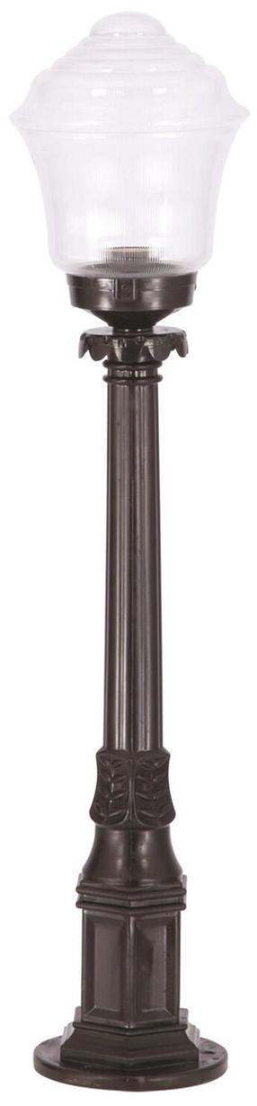 Pastatomas lauko šviestuvas Opviq BSU-68201-BSY-M1-B, 60W, E27, IP65, juoda sp., 22 cm x 85 cm