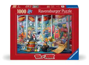 Dėlionė Ravensburger Tom & Jerry Cult, 50 cm x 70 cm, 1000 vnt., įvairių spalvų
