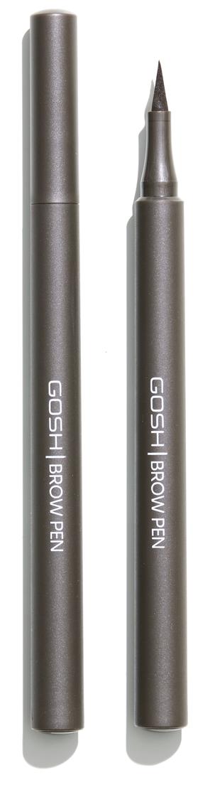 Uzacu zīmulis Gosh, 1.1 ml, brūna krās. 02 grey brown