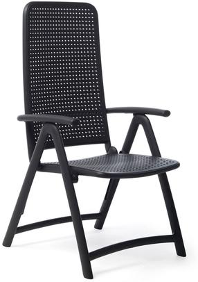 Lauko kėdė Nardi Darsena, antracito sp., 64.5 cm x 59 cm x 113.5 cm