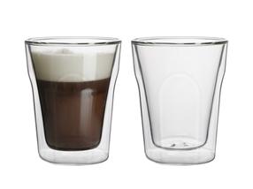 Dvigubo stiklo stiklinių rinkinys Florina 3K6605, skaidri sp., 0.24 l