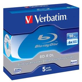 Записываемый компакт-диск Verbatim, 50 GB, 5шт.