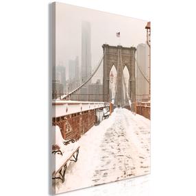 Reprodukcija Artgeist Brooklyn Bridge in Sepia, d-b-0303-b-a, 40 cm x 60 cm