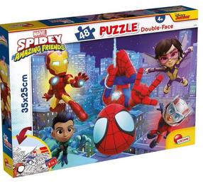 Dėlionė Lisciani Spidey 304-99610, 25 cm x 35 cm, 48 vnt., įvairių spalvų