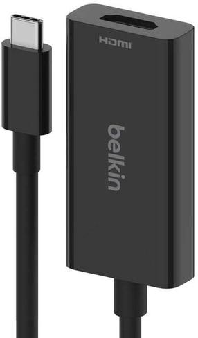 Adapteris Belkin AKBLKKA00000003 USB Type C Male, HDMI Type A Female, juoda sp.
